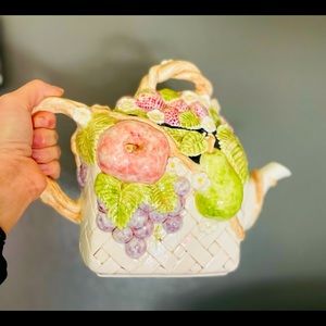 Vintage ceramic collectible teapot